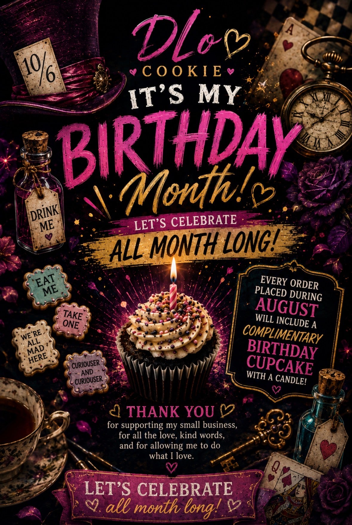 Limit one per order- Celebrate My Birthday with me!!! Free Cake in a cup!