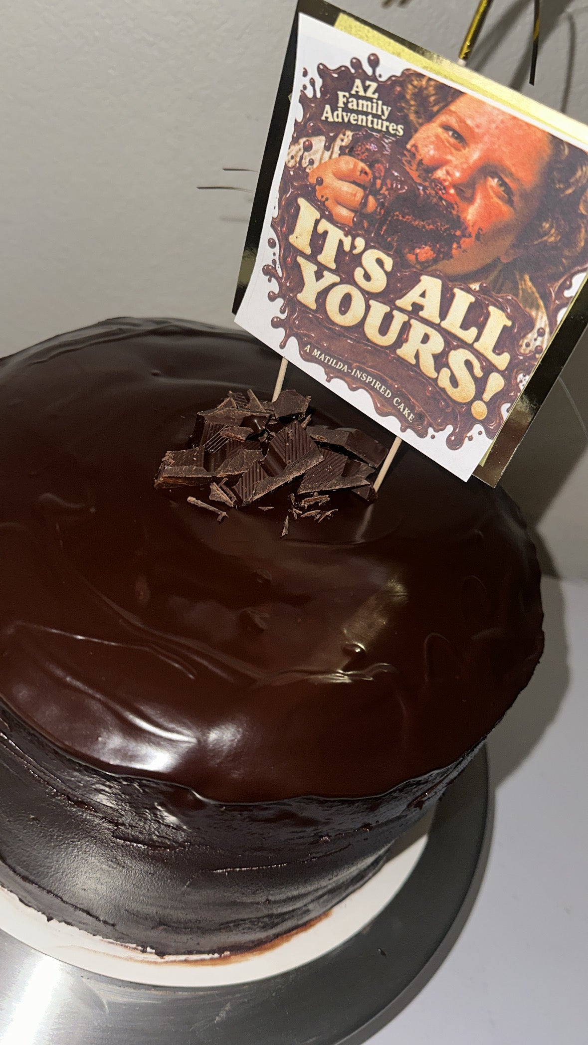 VIRAL MATILDA INSPIRED 8 inch three layer cake