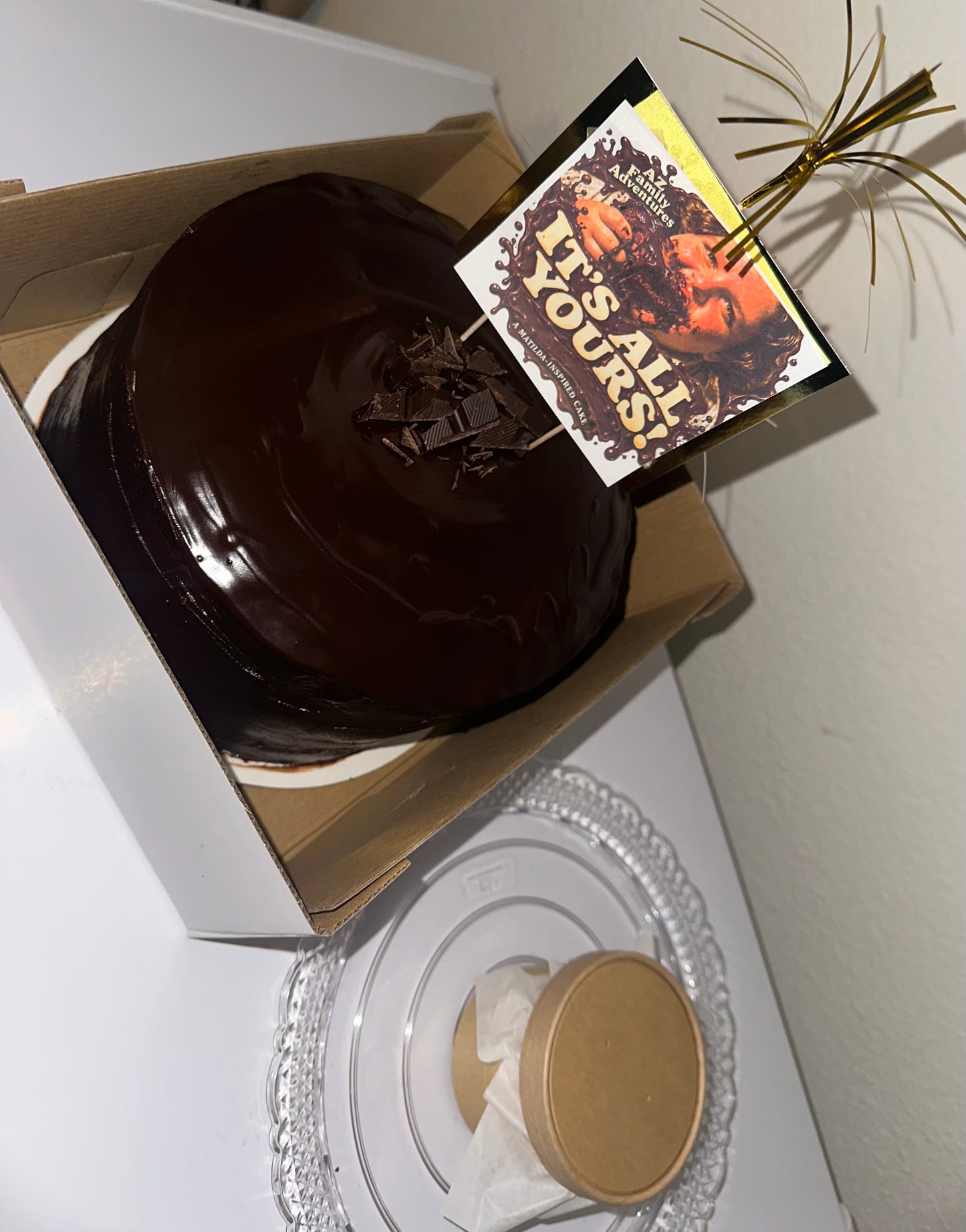 VIRAL MATILDA INSPIRED 8 inch three layer cake